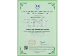 ISO14001 CERTIFICATE