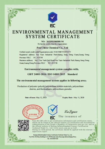 ISO14001 CERTIFICATE